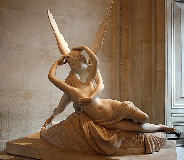 Psyche Revived by Cupid's Kiss by Antonio Canova