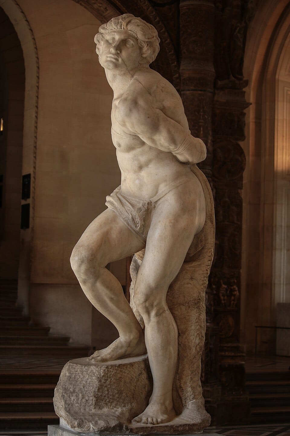 The Rebellious Slave by Michelangelo