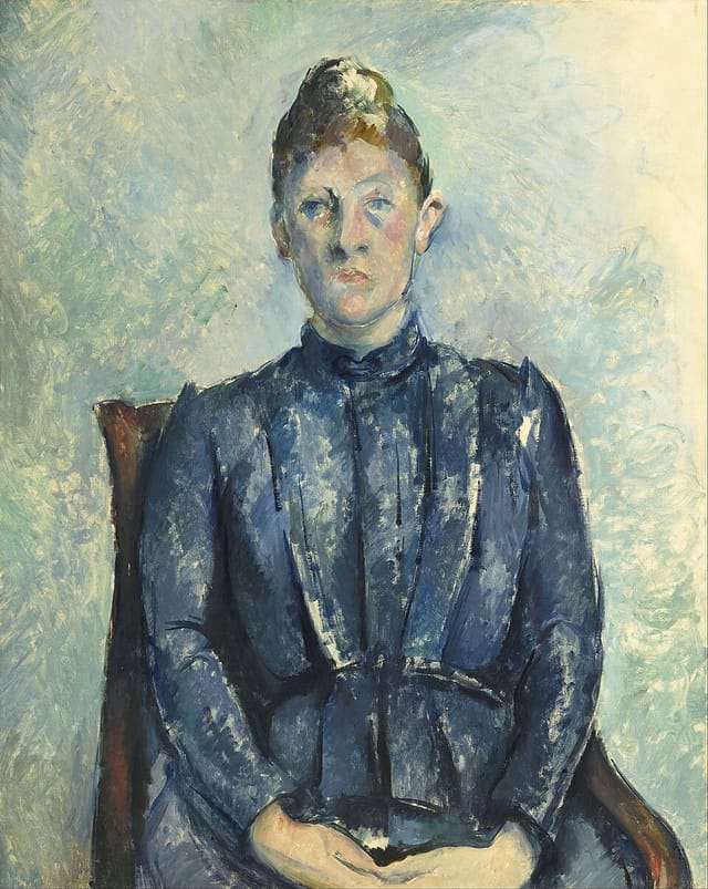 Ritratto di Madame Cézanne — Cézanne