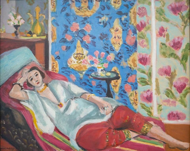 Odalisca con i pantaloni rossi — Matisse