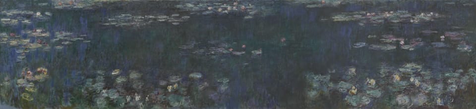 Ninfee — prima sala ovale — Monet
