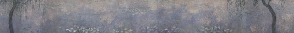 Ninfee — seconda sala ovale — Monet