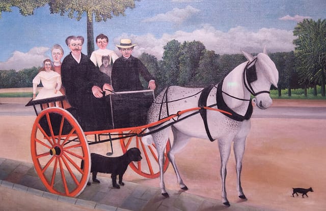Il carretto di père Junier — Rousseau