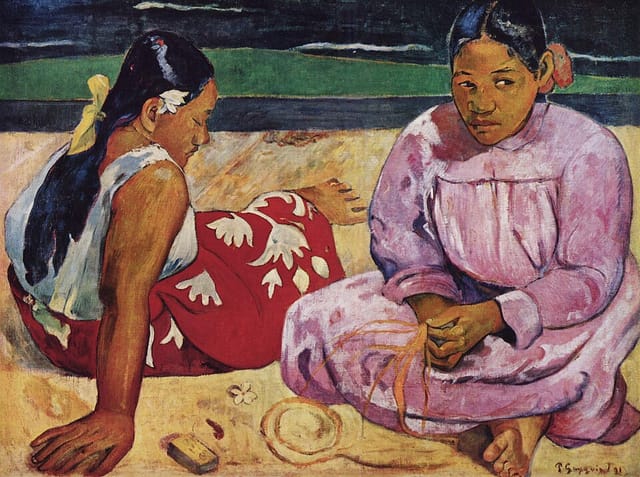 Tahitian Women on the Beach — Gauguin