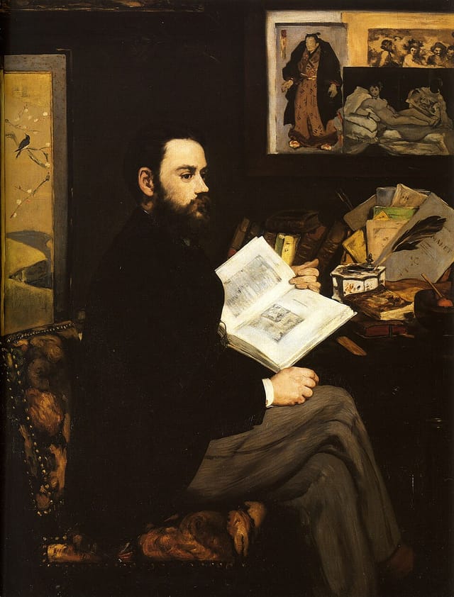 Portrait of Émile Zola — Manet